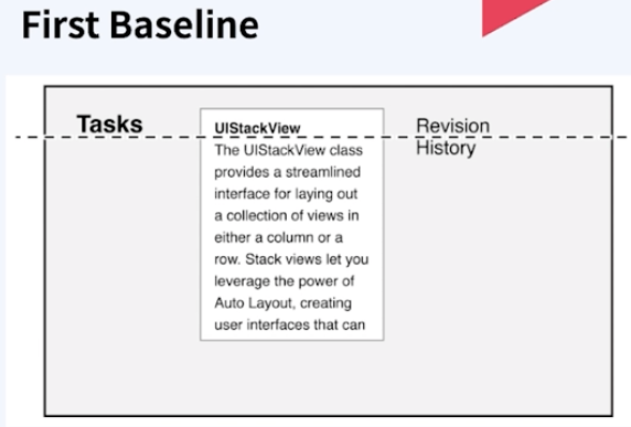 alignmentFirstBaseline